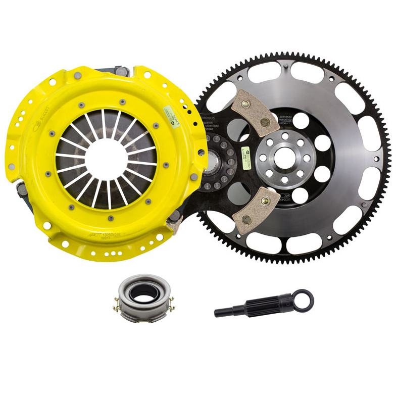 Act Hd Clutch Kit 4 Pad Rigid Disc W Prolite Flywheel 13 20 Brz