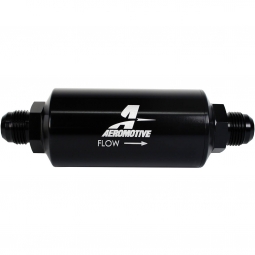 Aeromotive In-Line Filter (-10AN w/ 40 Micron SS Element, Black)
