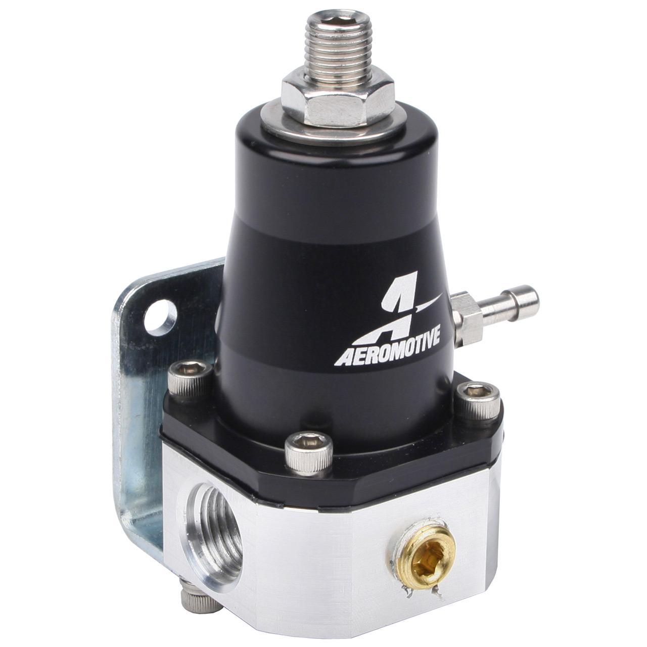 Aeromotive EFI Adjustable Fuel Pressure Regulator (Black)