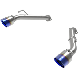 aFe Takeda Axle-Back Exhaust System w/ Blue Flame Tips (2.5", 304SS), '23-'24 Nissan Z