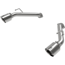 aFe Takeda Axle-Back Exhaust System w/ Polished Tips (2.5", 304SS), '23-'24 Nissan Z