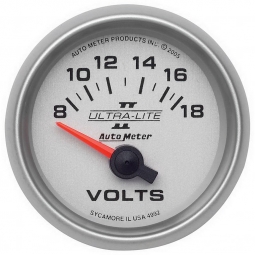 AutoMeter Ultra-Lite II Voltmeter Gauge