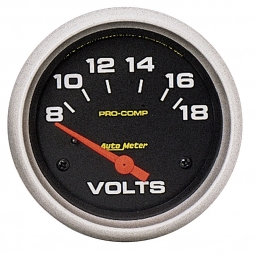 AutoMeter Pro-Comp Voltmeter Gauge