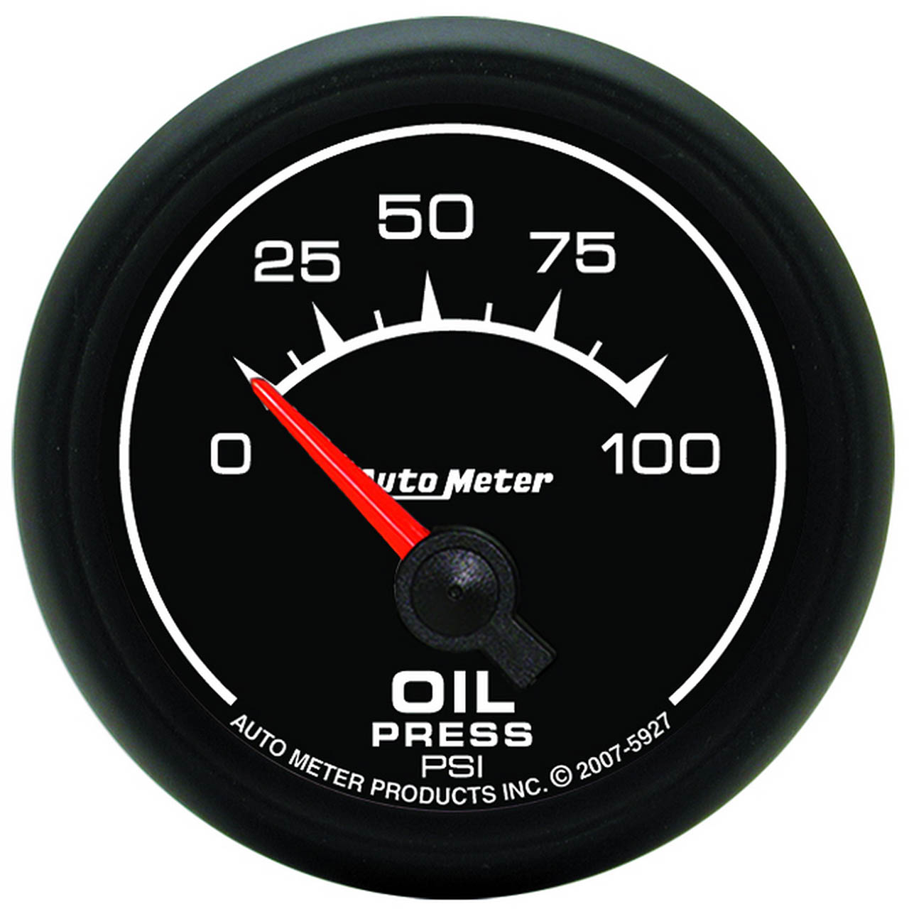 Autometer Es Series Oil Pressure Gauge (52mm, 0-100 Psi) 