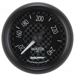 AutoMeter GT Series Water Temp. Gauge (2 1/16", 120-240F)