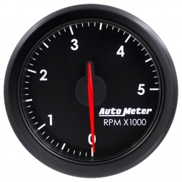 AutoMeter AirDrive Tachometer (52mm, 0-5,000 RPM, Black)