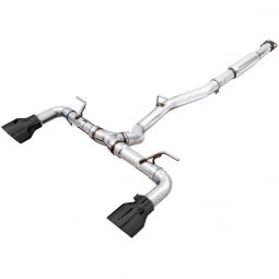 AWE Track Edition Cat-Back Exhaust System w/ Diamond Black Tips, '13-'24 BRZ / FR-S / GR86