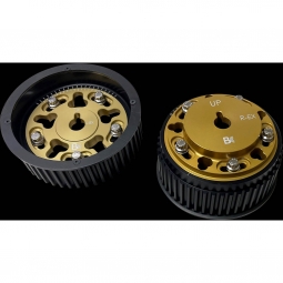 Brian Crower Adjustable Cam Gears (Exhaust Side Only, Gold), '02-'14 WRX & '04-'21 STi