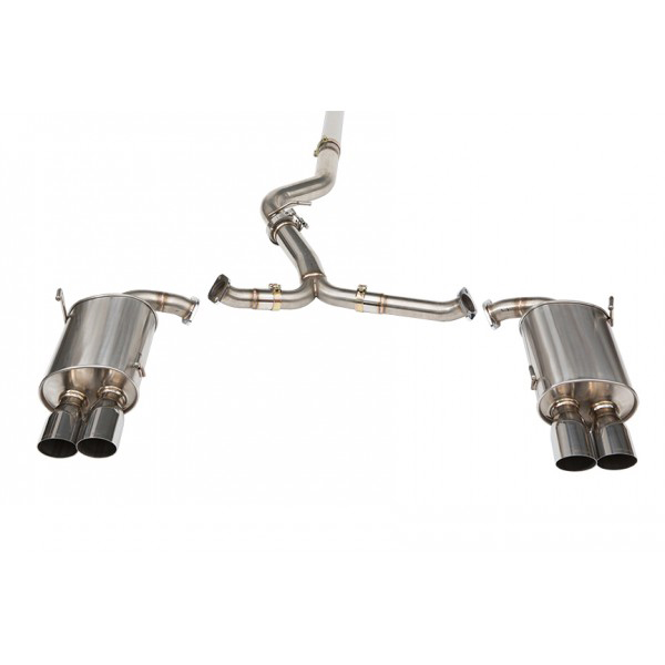 BLOX Racing Stainless Exhaust System, 2015-2021 STi & 2015-2021 WRX