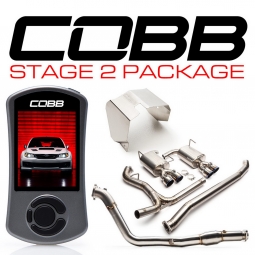 COBB Stage 2 Power Package w/ Ti Exhaust, 2011-2014 STi (Sedan)