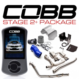 COBB Stage 2+ Power Package w/ Ti Exhaust (COBB Blue), '11-'14 WRX (Sedan)