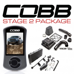COBB Stage 2 Redline Carbon Fiber Power Package w/ Black Intercooler, '17-'20 F-150 Raptor