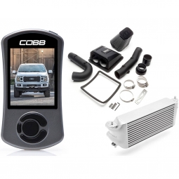 COBB Stage 2 Power Package (OE Loc Silver Intercooler), '18-'20 F-150 2.7L