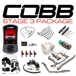 COBB Stage 3 Power Package w/ Ti Exhaust (Stealth Black), '11-'14 STi (Sedan)