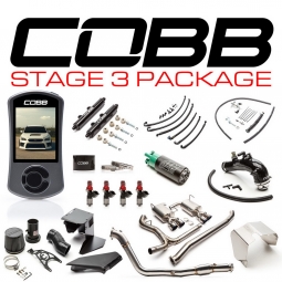 COBB Stage 3+ Power Package w/ Ti Exhaust (Stealth Black), '18 STi Type RA & '19-'20 STi