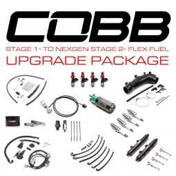 COBB Stage 1+ to NexGen Stage 2+ Flex Fuel Power Package Upgrade, '15-'21 STi & '18 STi Type RA