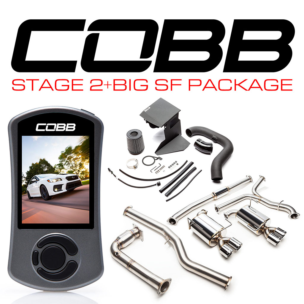 Cobb Stage 2 Big Sf Power Package Non Resonated J Pipe 15 19 Wrx 6mt