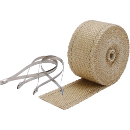 DEI Pipe Wrap Kit (2" x 25ft, Tan, w/ Ties)