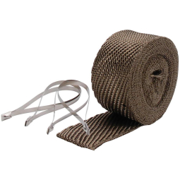 DEI Pipe Wrap Kit w/ Ties (Titanium, 2" x 25ft)