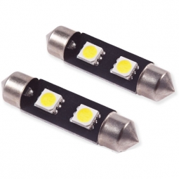 Diode Dynamics 39mm SMF2 LED Map Light Bulbs (24 Lumens, Cool White, Pair)