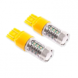Diode Dynamics 7443 XP80 LED Turn Signal Bulbs (Amber, 510 Lumens, Pair), '15-'24 WRX & '15-'18 STi