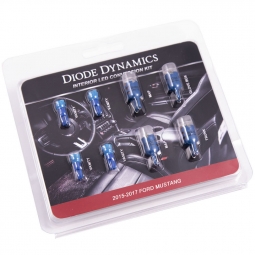 Diode Dynamics Stage 2 LED Interior Lighting Kit (Blue), '15-'18 Mustang