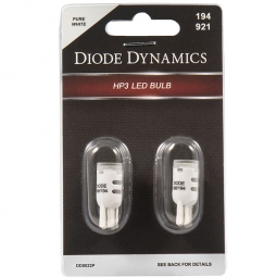 Diode Dynamics 194 HP3 Short LED Bulbs (Pure White, Pair)