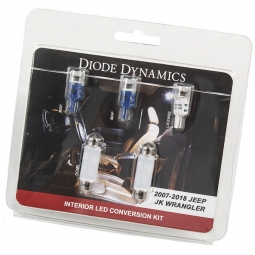 Diode Dynamics Stage 1 LED Interior Lighting Kit (Blue), '07-'17 Wrangler JK 4-Door