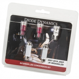 Diode Dynamics Stage 2 LED Interior Lighting Kit (Red), '07-'17 Wrangler JK 4-Door