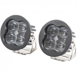 Diode Dynamics Worklight SS3 LED Pods Sport SAE Fog Round (White, Pair)