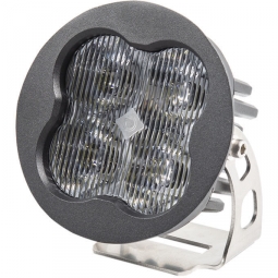 Diode Dynamics Worklight SS3 LED Pod Sport SAE Fog Round (White, Single)