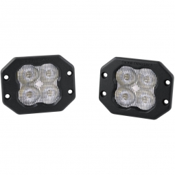 Diode Dynamics SS3 Sport LED Pods (SAE Fog, Flush, White, Pair/2)