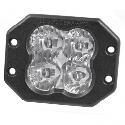 Diode Dynamics Worklight SS3 LED Pod Pro SAE Driving Flush (White, Single)
