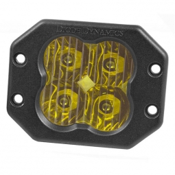 Diode Dynamics Worklight SS3 LED Pod Pro Driving Flush (Yellow, Single)