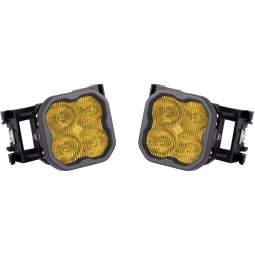 Diode Dynamics SS3 LED Fog Light Kit (Yellow SAE Fog Sport w/ Backlight), '11-'14 STi