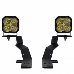 Diode Dynamics SS3 LED Ditch Light Kit Sport (Driving, Yellow), '17-'20 F-150 Raptor