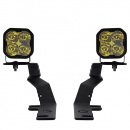 Diode Dynamics SS3 LED Ditch Light Kit Pro (Driving, Yellow), '17-'20 F-150 Raptor