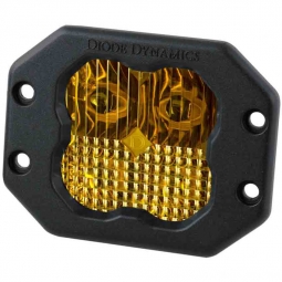 Diode Dynamics SS3 LED Pods Pro (Yellow, Flush, Each)
