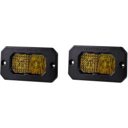 Diode Dynamics Stage Series 2" LED Pod Pro Yellow Combo Flush ABL (Pair)