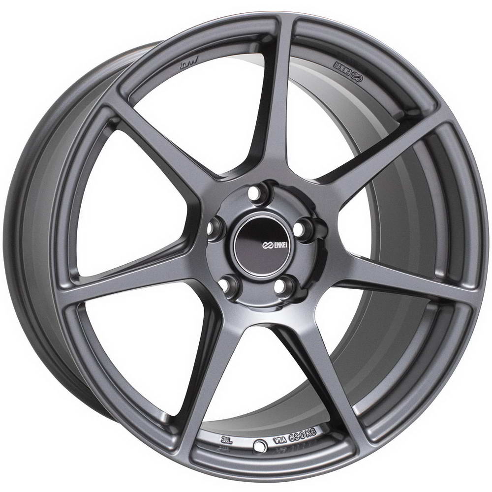 Enkei TFR Wheel (18x8.5, 45mm, 5x114.3, Each) Matte Gunmetal