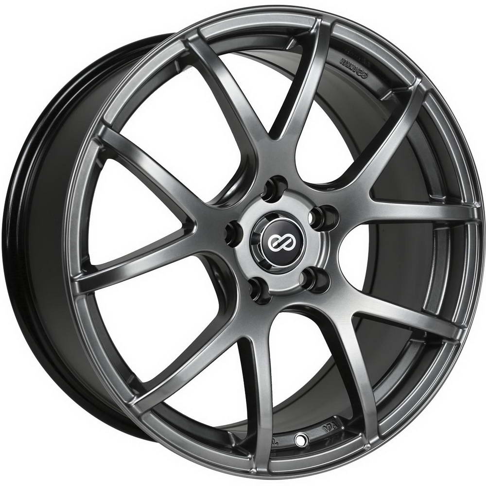 Enkei M52 Wheel (17x7.5, 40mm, 5x114.3, Each) Hyper Black