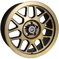Enkei MATRIX Wheel (17x8", 30mm, 5x100, Each) Brushed Gold