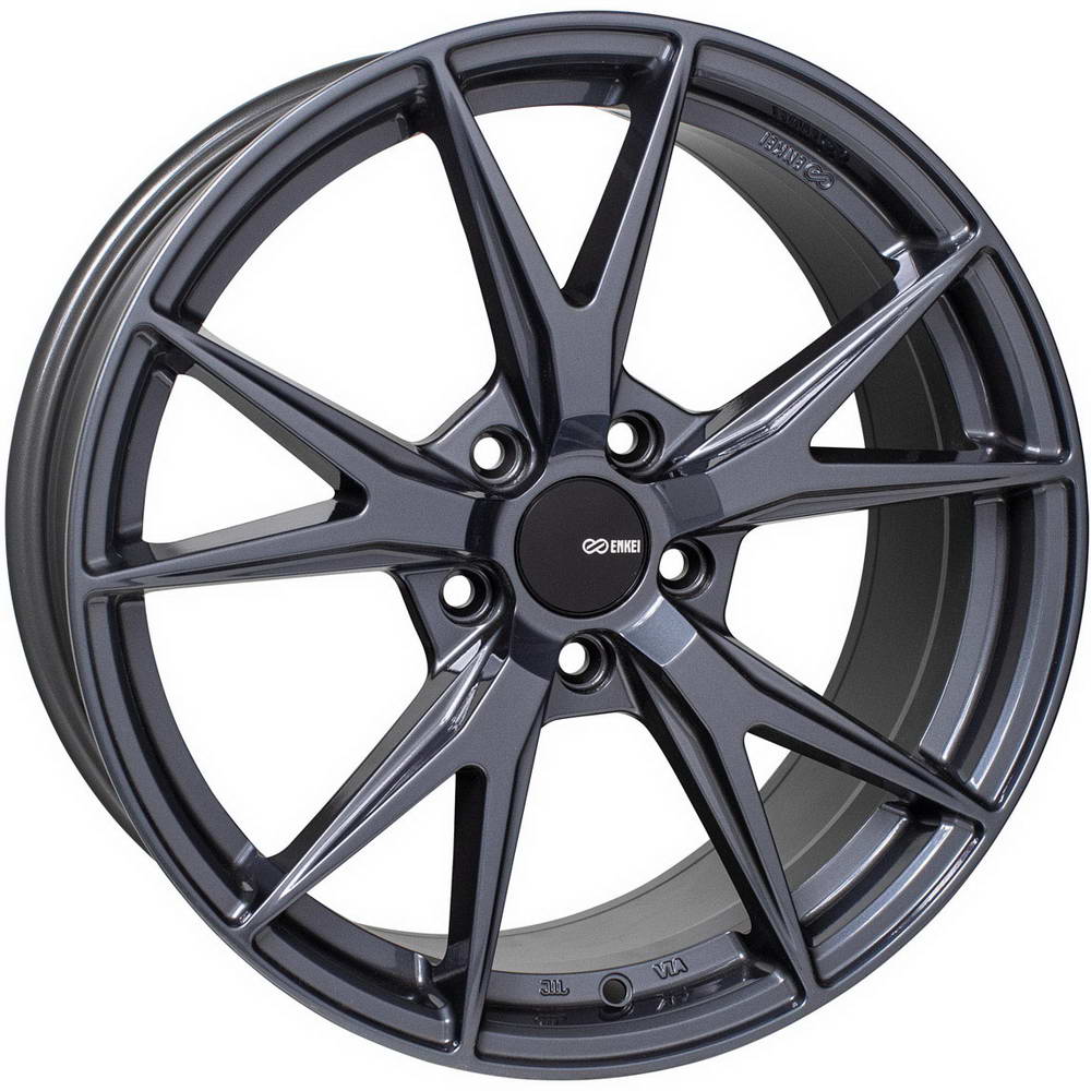 Enkei Phoenix Wheel (18x8, 35mm, 5x114.3, Each) Blue Gunmetal