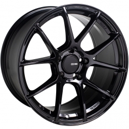 Enkei TS-V Wheel (17x8", 35mm, 5x114.3, Each) Gloss Black