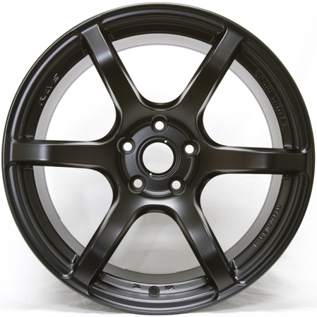 Gram Lights 57DR Wheel (17x9, 38mm, 5x100, Each) Semi-Gloss Black