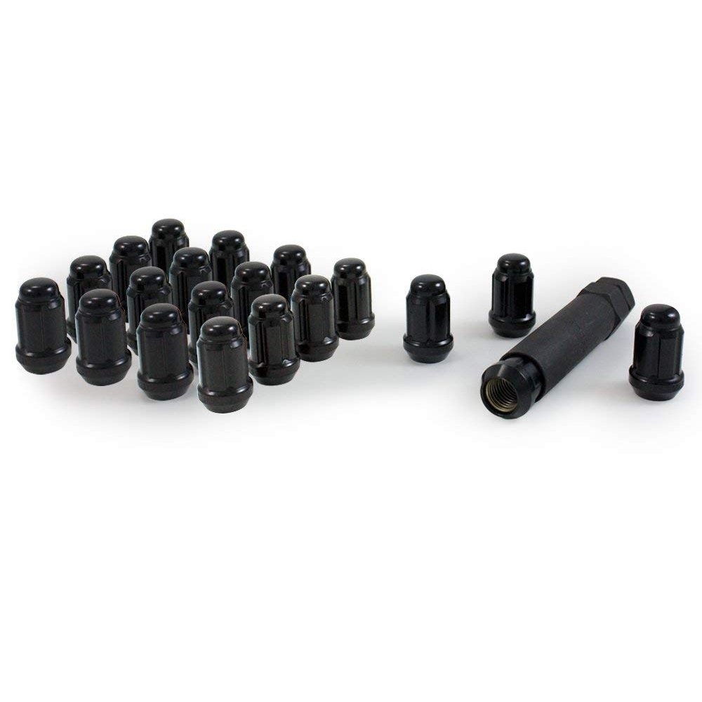 Gorilla Small Diameter Spline Style Lug Nuts (black Chrome, 12x1.5mm 