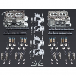 IAG Stage 4 Cylinder Heads w/ +1mm Valves, GSC S3 Cams & Combustion Chamber Mod (S20), '02-'05 WRX