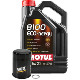 IAG MOTUL 5L 5W30 ECO-NERGY (OEM Engine) Oil Change Package, '02-'14 WRX & '04-'21 STi