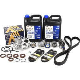 IAG 105K Timing Belt Service Package w/ AISIN Water Pump, '04-'07 STi