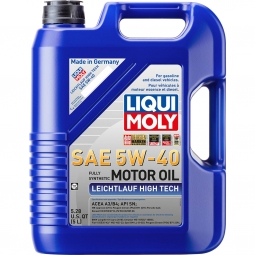 LIQUI MOLY Leichtlauf (Low Friction) High Tech Motor Oil 5W40 (5L)